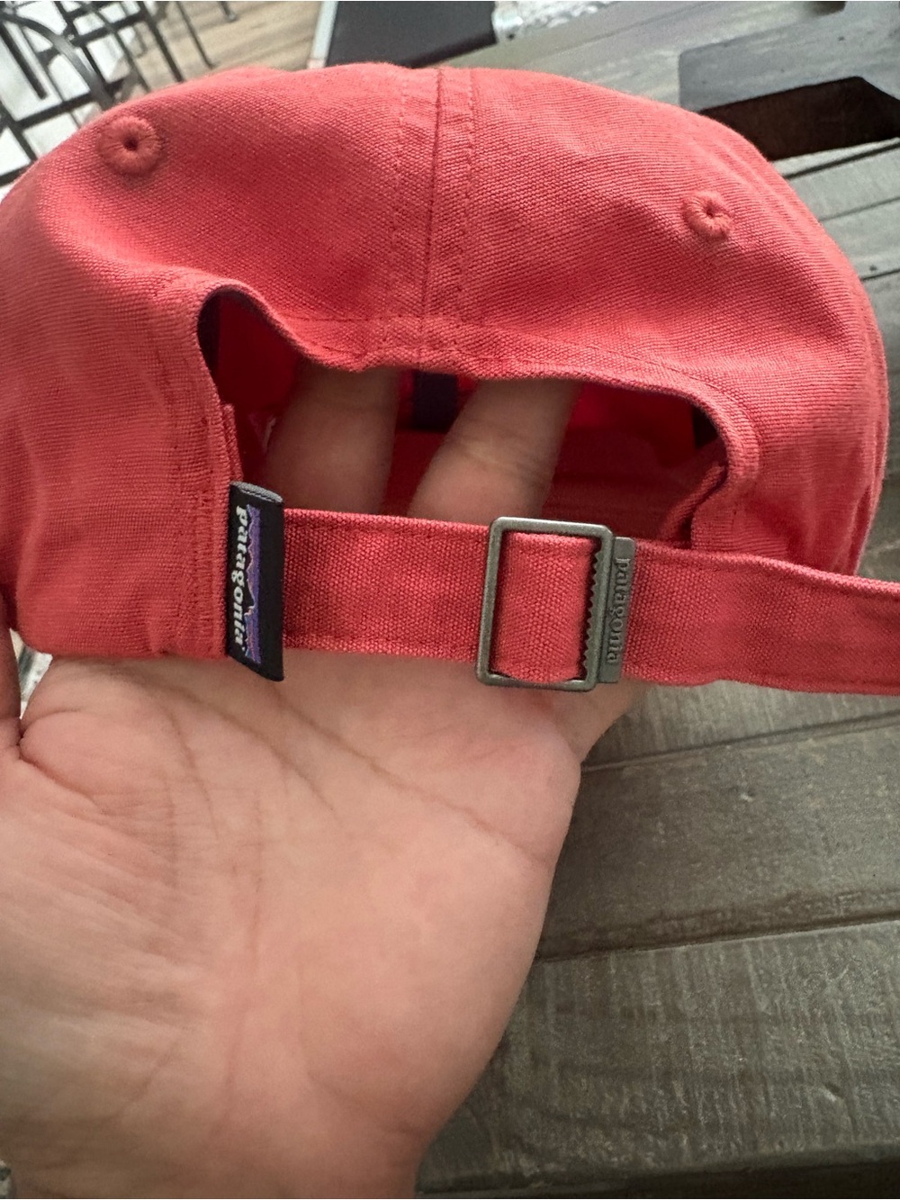 Patagonia Coral Pink Logo Baseball Cap - Picture 2 of 3